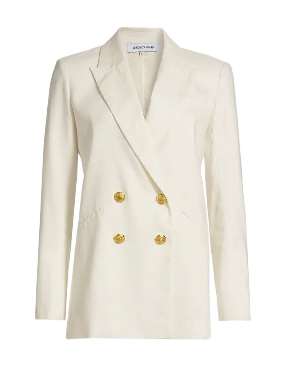 Veronica Beard dale Dickey Jacket blazer 14 nwt off white linen blend $695